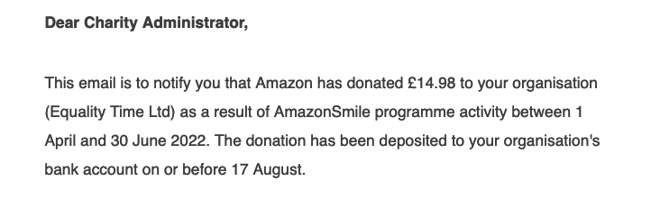 Every little helps...