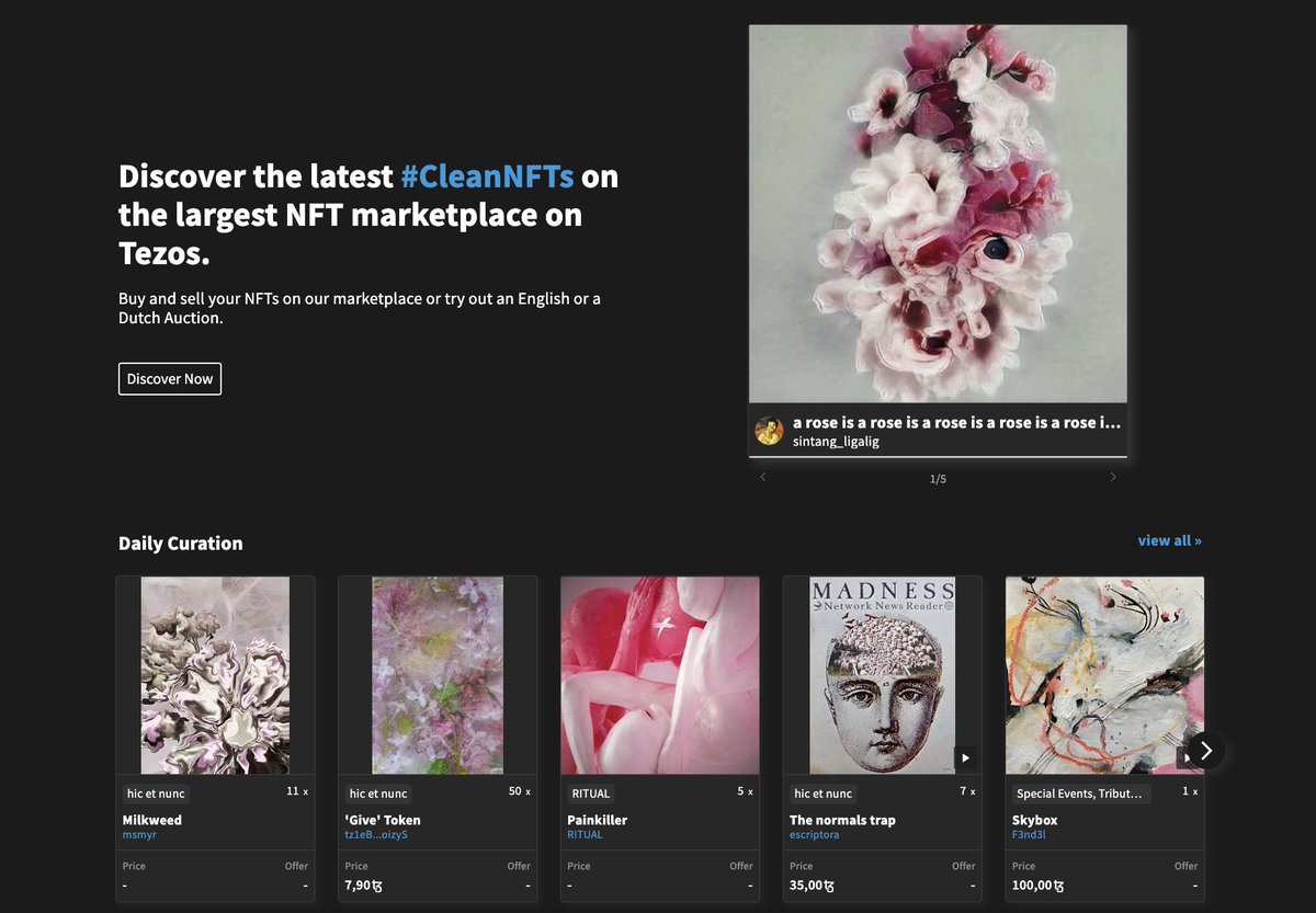 New pieces were added to the front page! 

Discover them in this thread 🧵

This is not a ranking.

#objktdailycuration