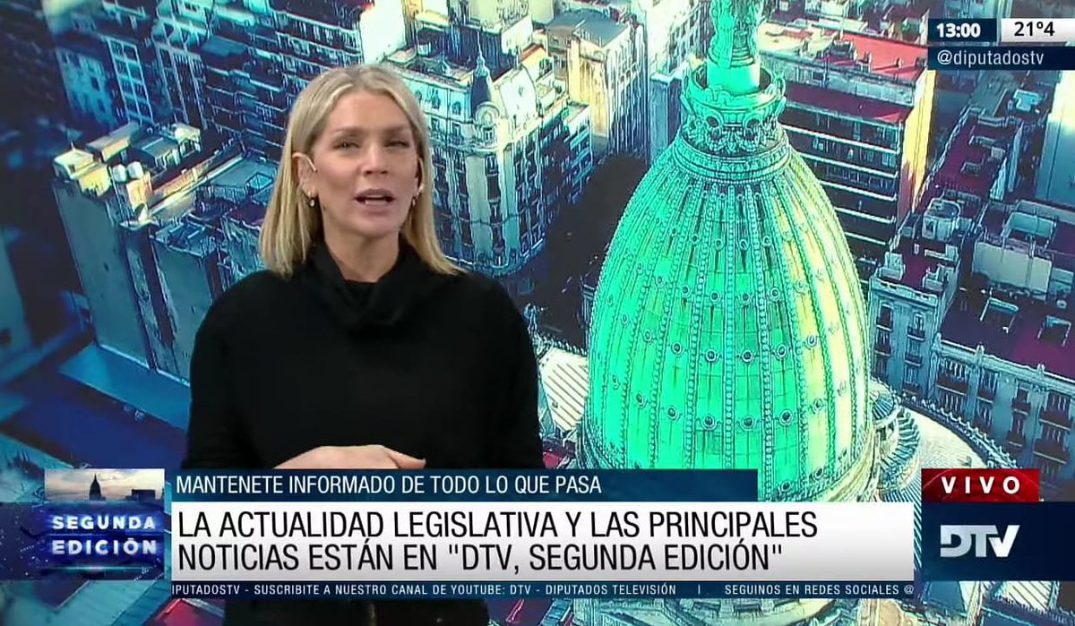 [EN VIVO 📺] Seguimos en #DTVSegundaEdición, con la conducción de <a href="/FleidermanMel/">Melina Fleiderman</a>.

Miralo acá 👉 bit.ly/EnVivoDipTV

#DTVElPeriodismoEnElCongreso
