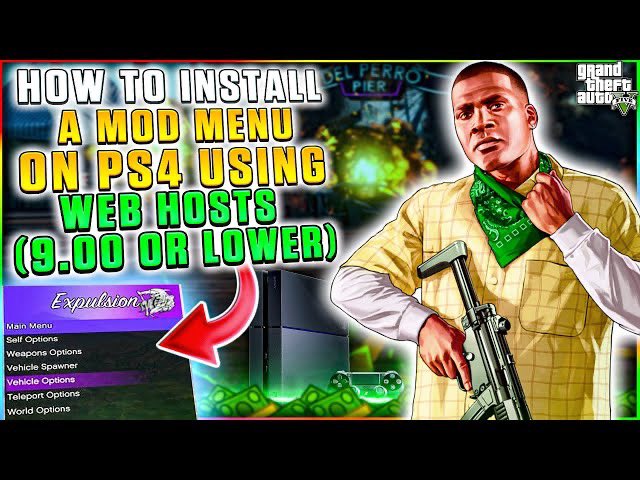 LushModz's tweet photo. GTA 5: How To Install a Mod Menu On PS4 Using Web Hosts (9.00 or Lower!) 

🔗https://t.co/6CxLCr4gG4 

#ps4 #ps4modding #ps4jailbreak #GTA5 #gtav #gta5mods https://t.co/UvGEx8kmxU