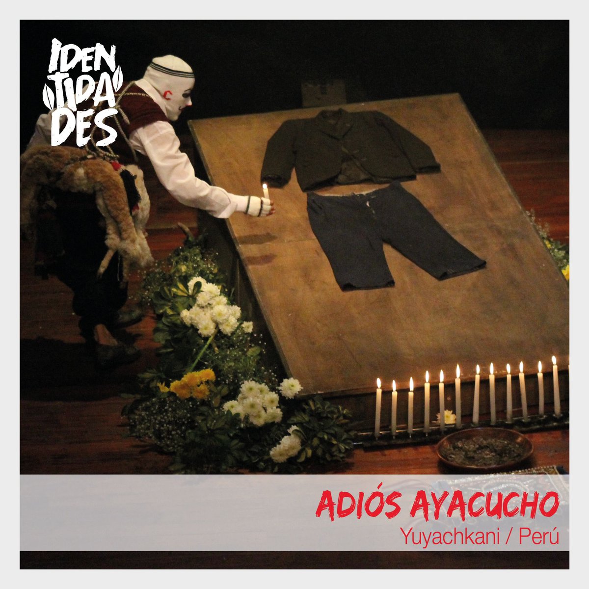 Culturas_Afta's tweet photo. Yuyachkani grupo cultural peruano que ya celebra más de 50 años de vida, y cuyo nombre significa “ESTOY PENSANDO, ESTOY RECORDANDO”, llega a @IdentidadesFest con “Adiós Ayacucho”🐻.

🗓Domingo 02 de octubre, 21 hrs. 
📍Anfiteatro @RuinasHuanchaca 
https://t.co/kUMTitXQ7O https://t.co/CaMO1QJdBV