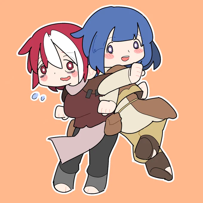 ヴエコとパッコヤンちゃん!!とてもかわいい #メイドインアビス  #miabyss 
