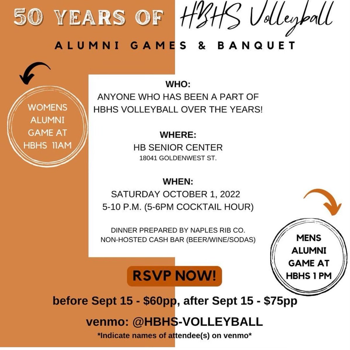 hbhsoilersvb's tweet photo. Join us as we celebrate 50 years of HBHS Volleyball! RSVP today! https://t.co/Ko1deuIIk6