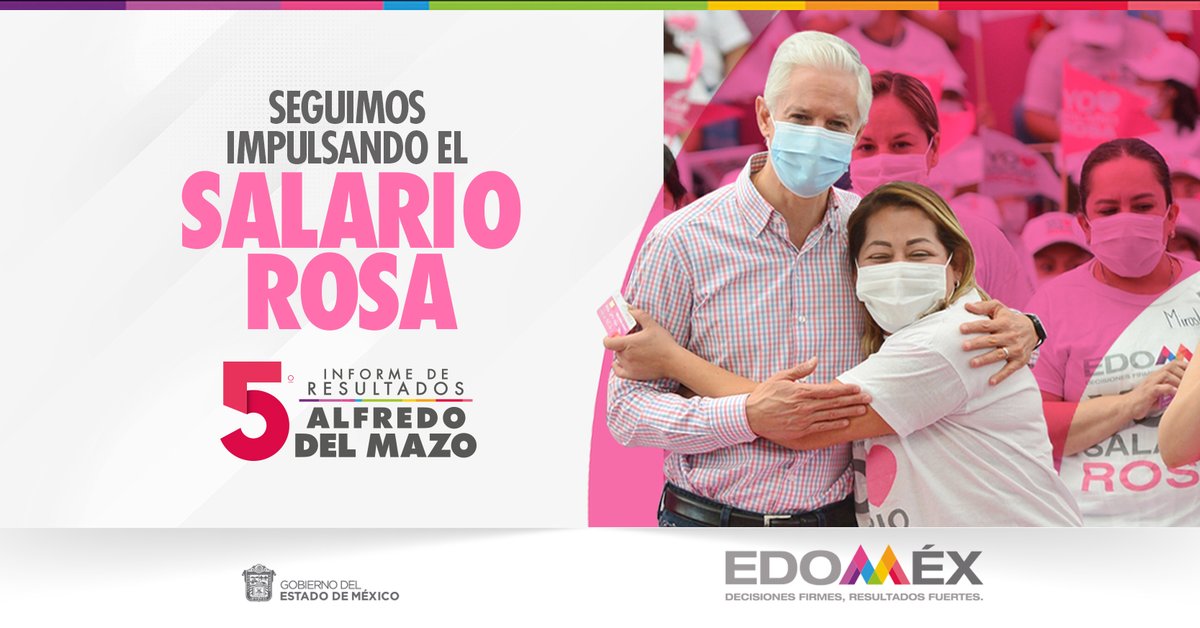 Edomex's tweet photo. #5toInformeEdoméx | Continuamos trabajando de la mano con las mujeres mexiquenses. Durante estos 5 años hemos impulsado a las amas de casa con el #SalarioRosa; programa único en su tipo a nivel nacional que mejora su calidad de vida y la de sus familias. #SeguimosDandoResultados https://t.co/QdTZNYBsad
