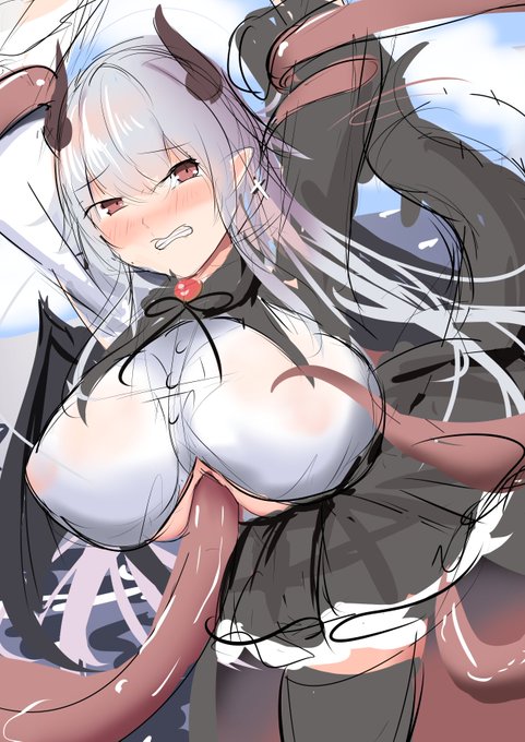 ちょっと描きたくなったので描いてみたラフ 