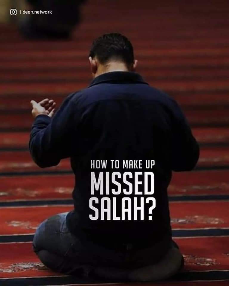 7signxx's tweet photo. Conditions for making up missed Salah... https://t.co/NO86SALw2O
