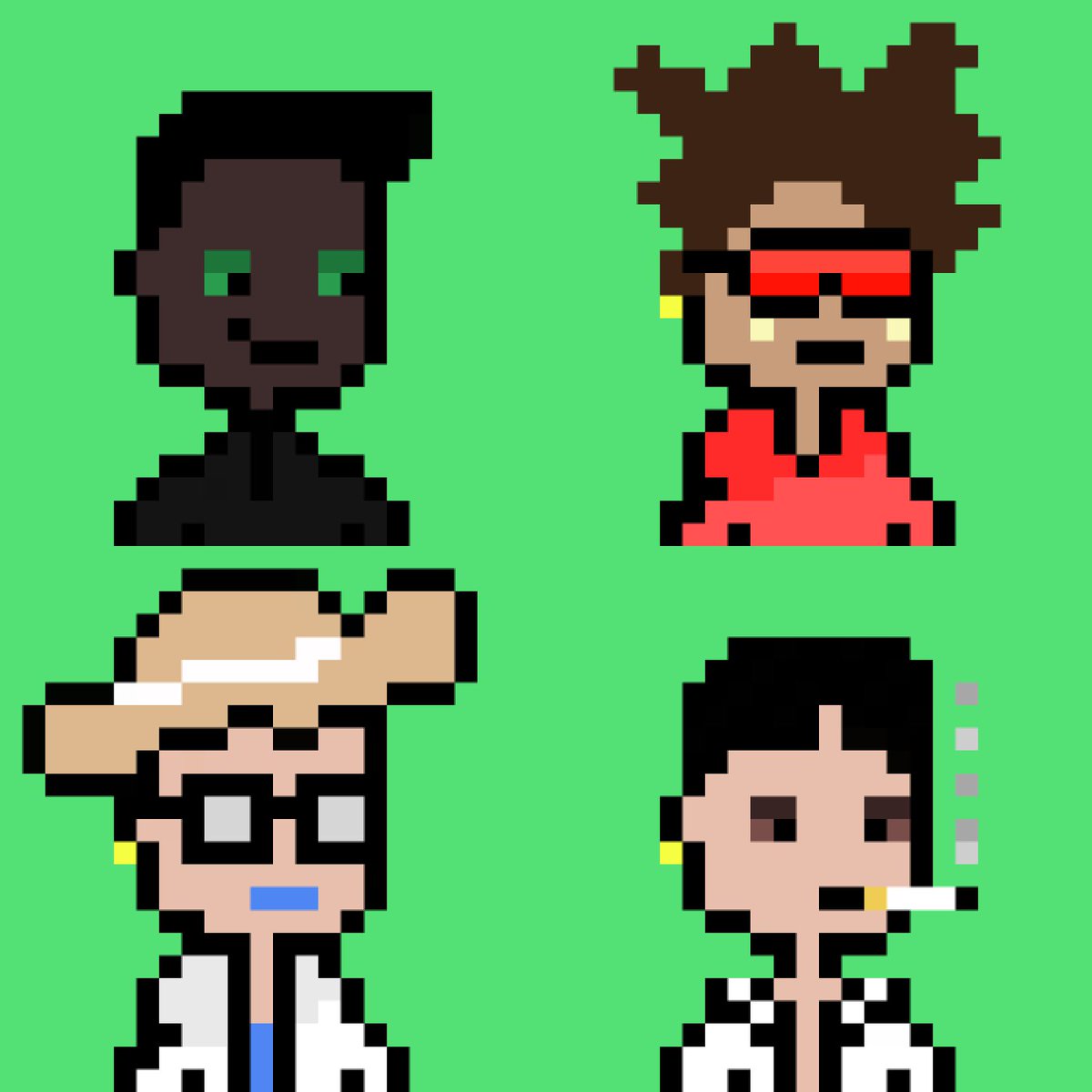Uniting with your friends in web3?? Tell your irl friends about the Circle and come together 🟢

#dynamicnft #FiveHeadCircle #Vibe #Sinnera #pixelart