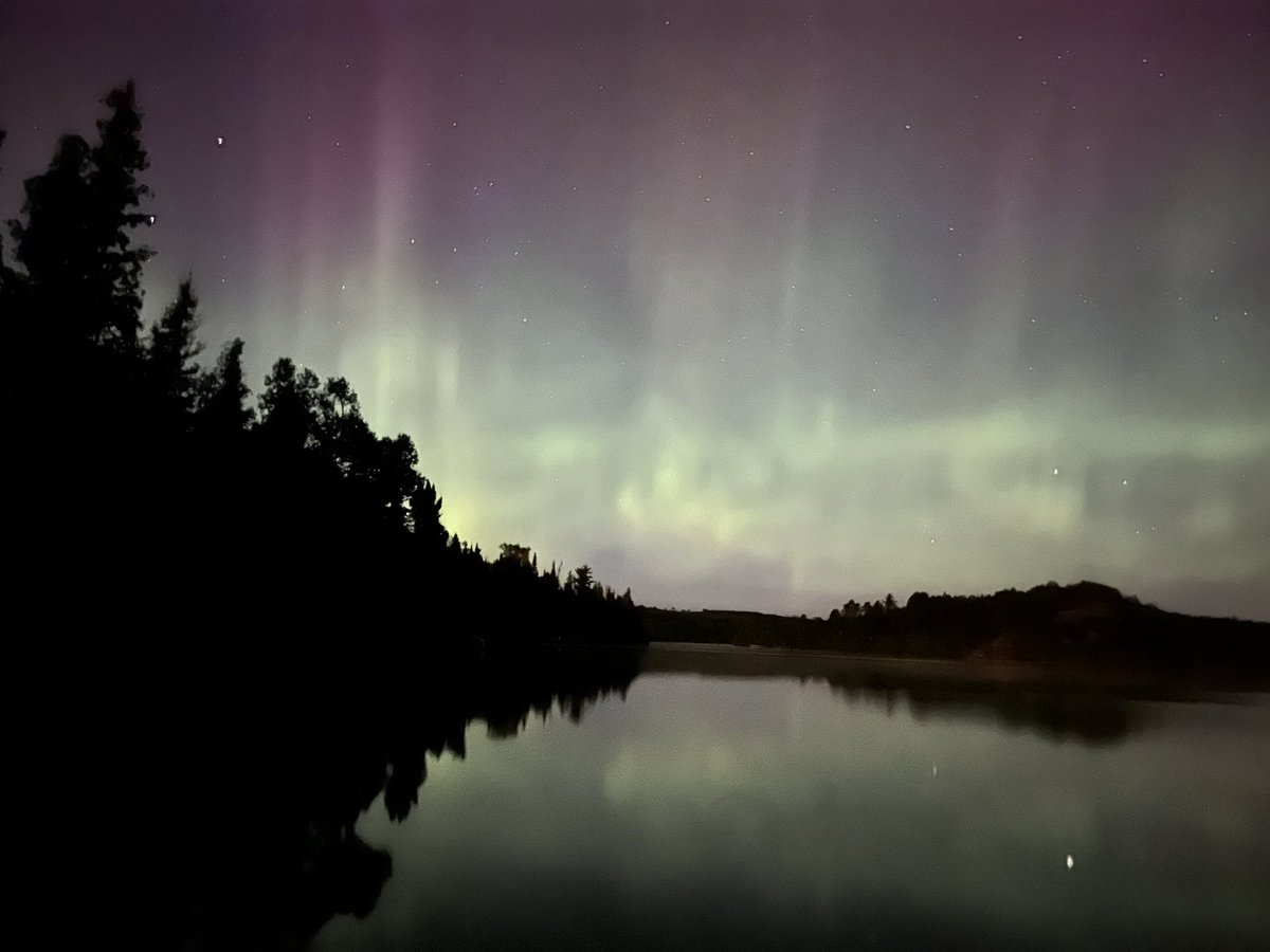 RickKupchella's tweet image. Extraordinary view of the #northernlights #OnlyInMinnesota last night… #CaribouLake was out of a dream!