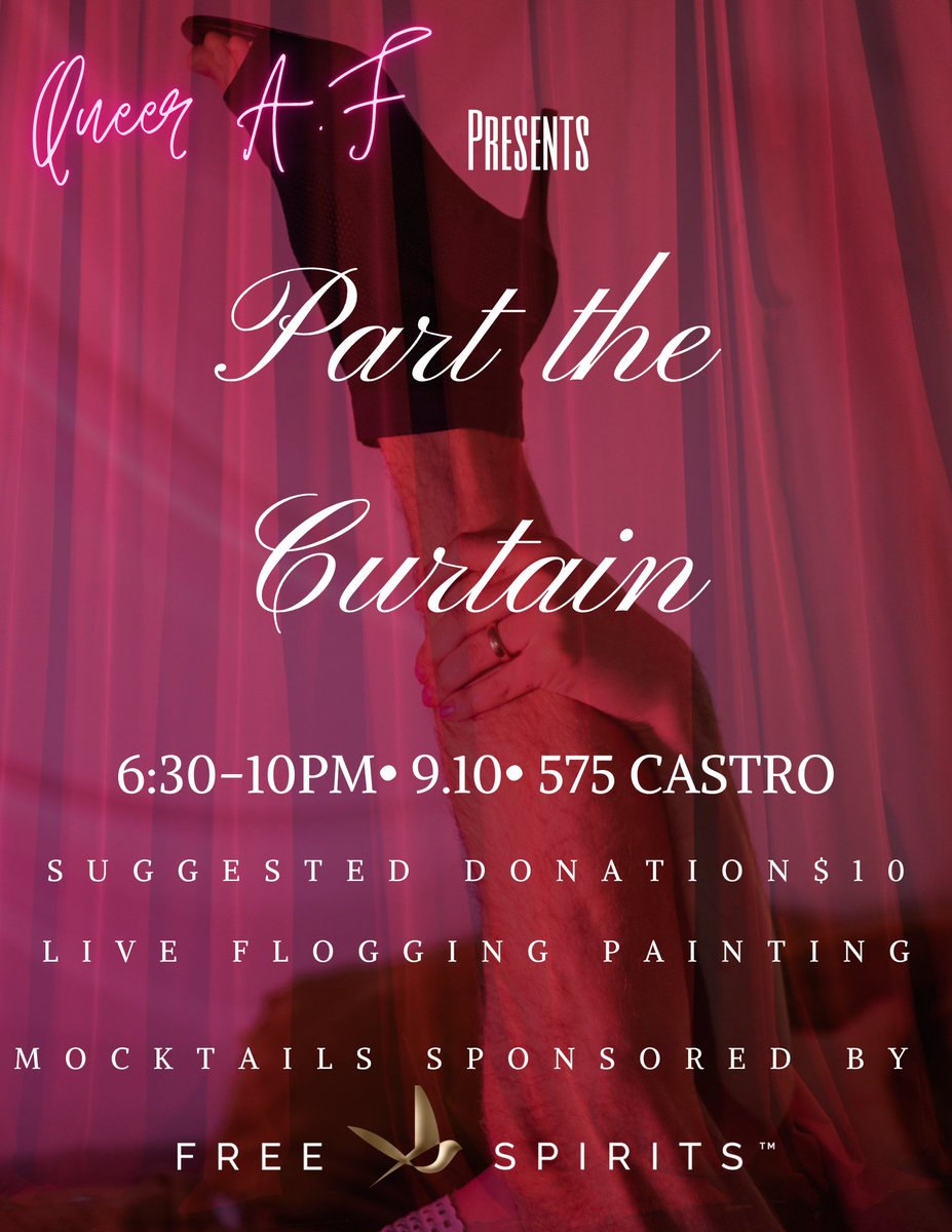 Join us this Saturday 9/10 at our opening reception for this months gallery show 6:30-10pm. Explore the facets of sex, kink, &amp; intimacy presented through this new collection of art by Queer artists in Queer spaces. Live performances by <a href="/engrishlessons/">Danny Thanh Nguyen</a> and <a href="/mslillianbastet/">Lillian Bastet</a>