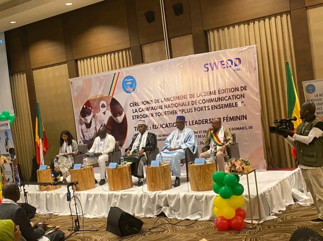 sira_sojourner's tweet photo. Cérémonie de Lancement de la 3ème édition de la campagne nationale de Communication Stronger Together.
SWEDD - MALI 
Banque Mondiale Bamako 
AFD - Agence Française de Développement 
UNFPA Mali
#Stronger_Together
#Stronger_Together22
#SWEDD_MALI
#SCOFI
#leardship
#WomenEmpowerment https://t.co/uGy2xRNhXw