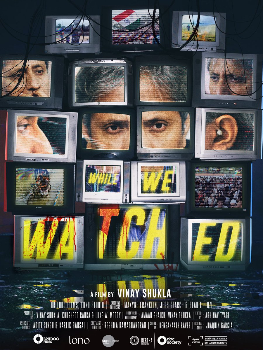 WhileWeWatched's tweet image. FILM POSTER DROP!
‘While We Watched’ - A newsroom drama feat. @ravishndtv coming to #TIFF22. Directed by Vinay Shukla

‘नमस्कार मैं रवीश कुमार’ - निर्देशक विनय शुक्ला की ये फ़िल्म एक असली न्यूज़रूम ड्रामा है, जिसमें पत्रकार रवीश कुमार के हर दिन के काम को क़रीब से फ़िल्माया गया है