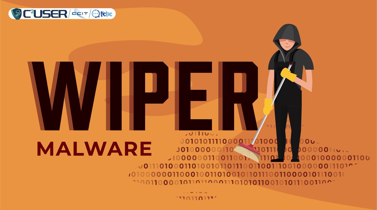 tictac_ccit's tweet photo. #SAFEInforma 🔐

¿Qué es #Wiper? conozca esta técnica usada por los cibercriminales para hacerle daño a las empresas.
Si desea conocer las nuevas amenazas de #ciberseguridad los invitamos a que visiten la página de #C2User
https://t.co/SUdboXTYKj https://t.co/yMJELuIjw7