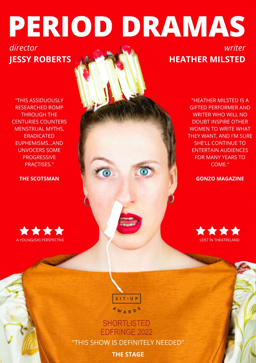 Period Dramas (3-21 Aug @ Edinburgh Fringe) 🩸 tweet media