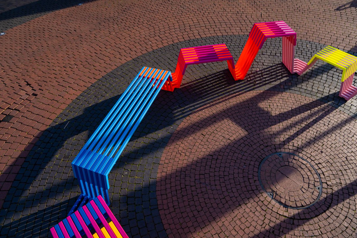 This week we’re showcasing each of the seven Our Spaces installations that are now open across Warwickshire.

Today it’s ‘Weave’ in Nuneaton, designed by <a href="/Accent_Ldn_ltd/">Accent London ltd</a>, inspired by Nuneaton’s rich silk ribbon weaving heritage and the river Anker: ow.ly/ypll50KAjwI