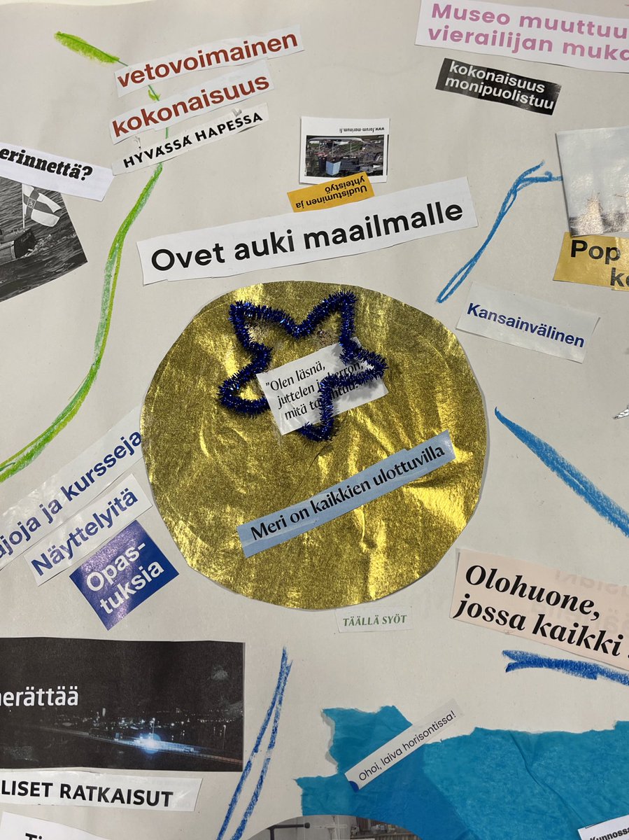 ullateras's tweet photo. Innostava päivä toivottavien tulevaisuuksien parissa, @Forummarinum koko henkilöstön voimin! Tulevia suuntia hahmottelimme sekä suurten tarinoiden että pienten arkisten tekojen näkökulmasta. #merikeskus #museot #strategia #tulevaisuustyö https://t.co/pnYFiizkcy