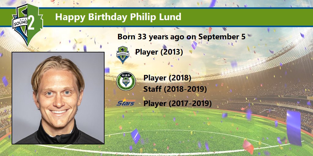 TheSounderFan's tweet photo. Happy Birthday Philip Lund (@dk_lund) 🎂 🎁
#AlwaysASounder #SounderBirthday #TacomaStarsBirthday 
Details: https://t.co/VhFxky6zuW https://t.co/cEufs56fR7
