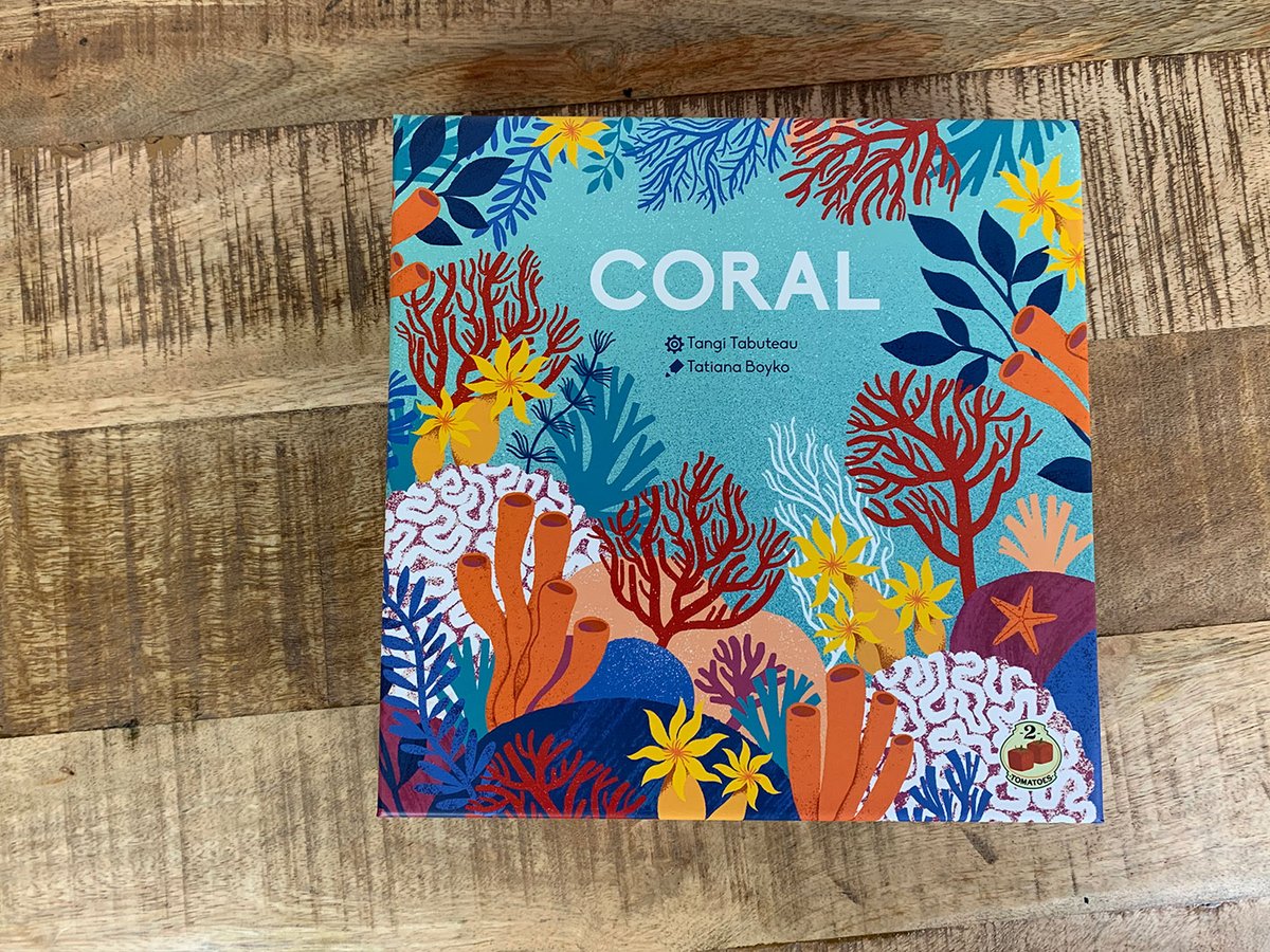 2TomatoesGms's tweet photo. We've got our hands on the first copy of Coral - the wooden pieces look and feel amazing!

Limited copies available at Essen - reserve yours here: https://t.co/G5AitRANn2 

#Coral #2TomatoesGames #boardgames https://t.co/OdNkPNhHqS