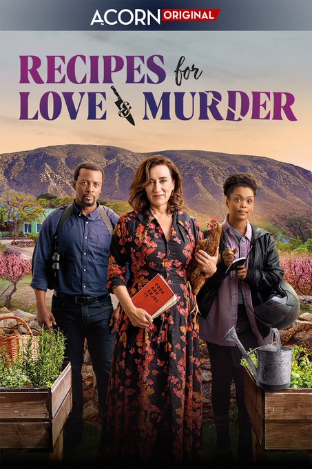 🌟Stream Now <a href="/AcornTV/">Acorn TV</a> Series Premiere #RecipesForLoveAndMurder w/ <a href="/mariadkennedy/">Maria Doyle Kennedy💙</a> #KylieFisher <a href="/TonyKgoroge/">Tony</a> #EltonLandrew <a href="/LeeDuru/">Lee Duru</a> <a href="/alancommittie/">Alan Committie</a> Based on the book by <a href="/TannieSall/">Sally Andrew</a> About bit.ly/3GI01B9