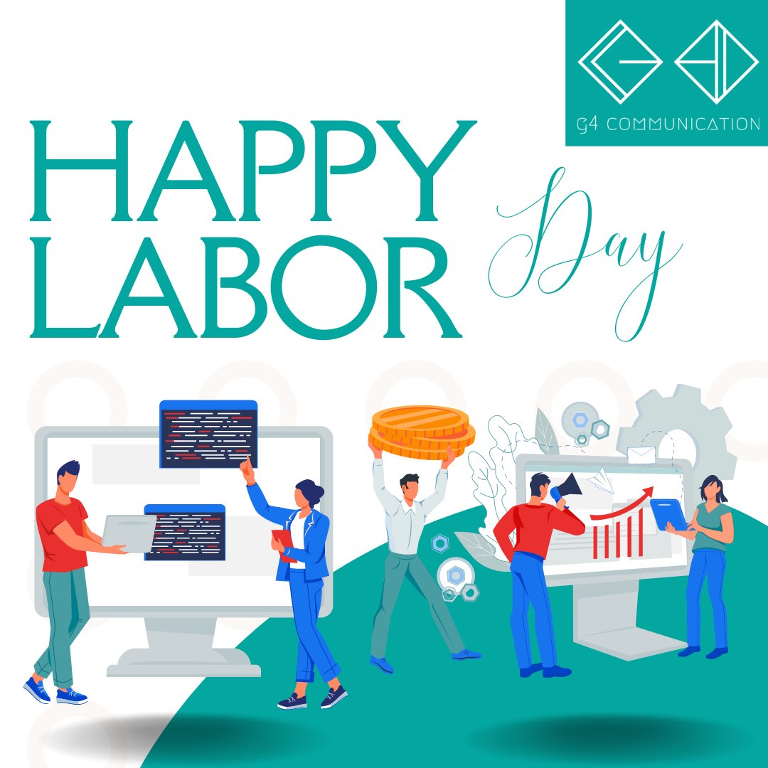 G4Communication's tweet image. &quot;It is only through labor and painful effort, by grim energy and resolute courage, that we move on to better things.&quot; We wish you a very Happy Labor Day on behalf of G4 Communication.
#labordayweekend #happylaborday #laborday #labor #longweekend #weekend #holiday