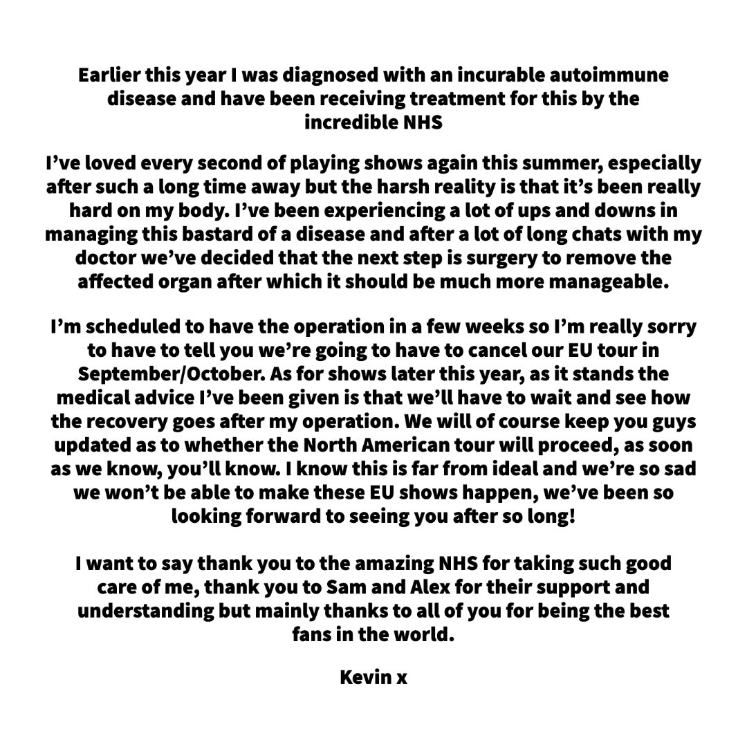 Two Door Cinema Club tweet media