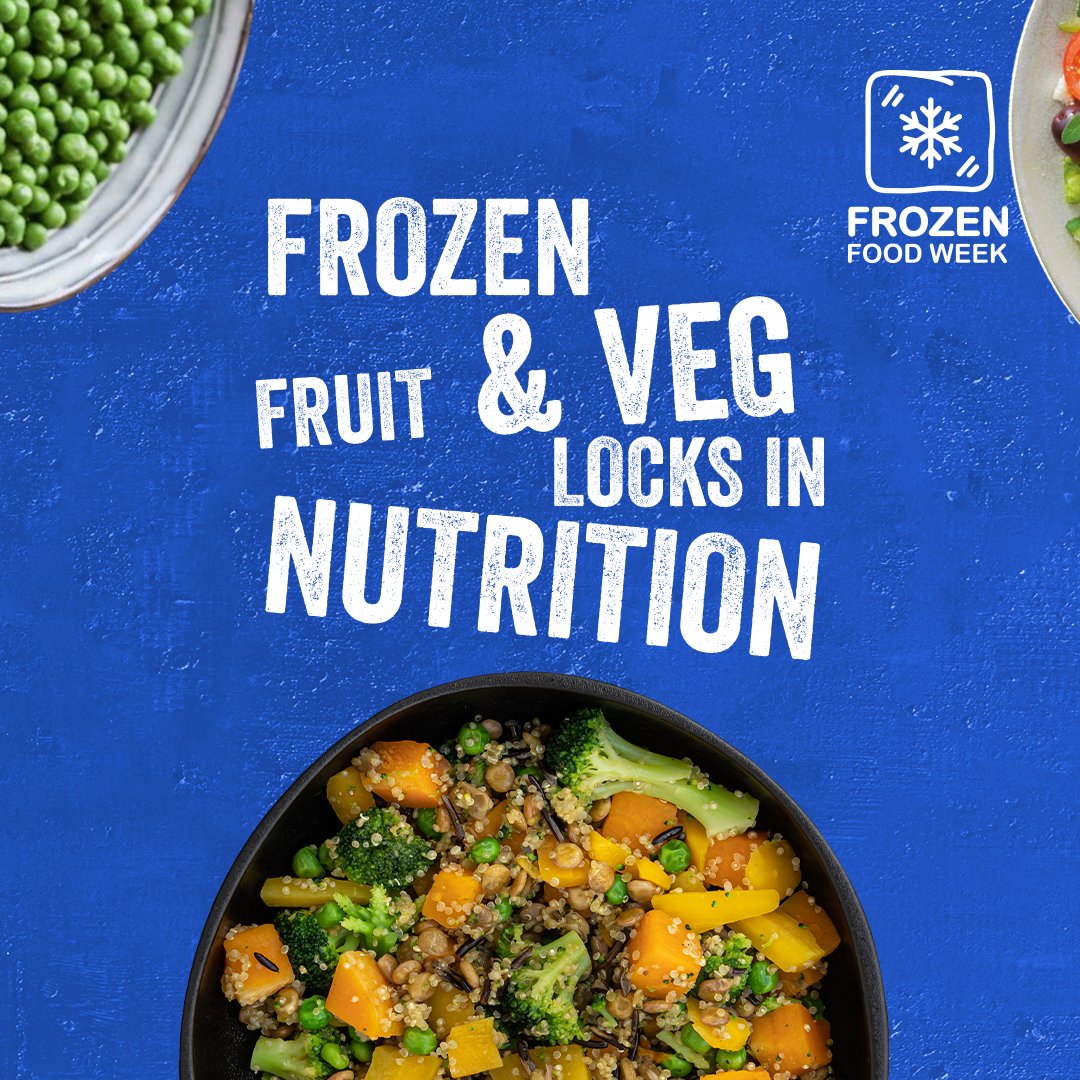 BirdsEyeUK's tweet photo. Did you know… once our produce is at its peak ripeness, it’s harvested and quickly frozen through a technique called flash freezing? This process locks in vitamins and minerals to keep fruit and veggies' high nutritional content! 🥦🥕

#FrozenFoodWeek #ReduceFoodWaste #BirdsEye https://t.co/FpvB9pKxF0