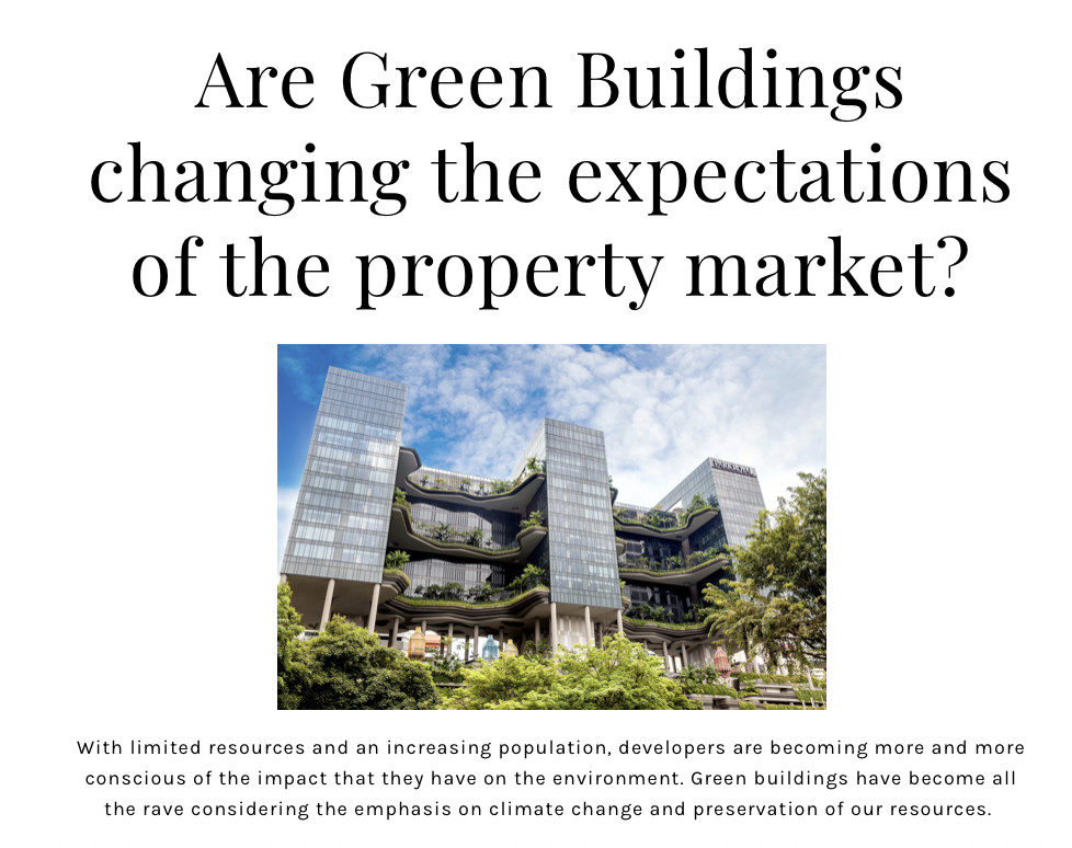 NEW BLOG | Are Green Buildings changing the expectations of the property market? 

Link in bio 🔗  to read about green building and their impact on the market.