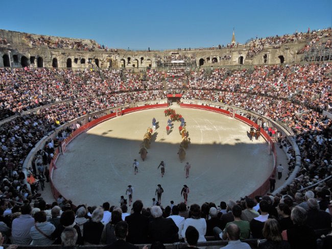 I know this would never happen. However my dream venue for the UFC is the Roman Amphitheater of Nîmes in France. Bring the gladiator times back. Imagine an octagon in there.