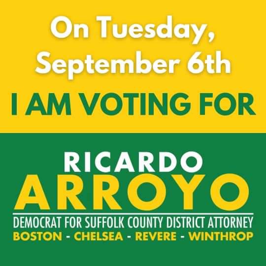 clumsyjeweler's tweet photo. Tomorrow I am voting for @RicardoNArroyo ...and I hope you will too. #VoteArroyo #SuffolkCounty #bospoli #mapoli https://t.co/vASJ62Wbvg