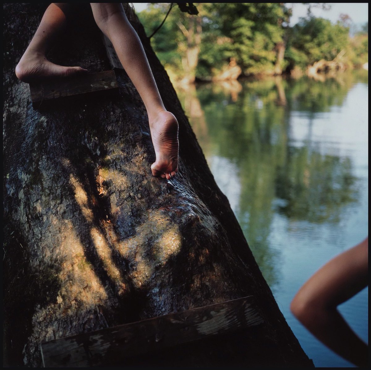 Justine’s will be closed this Labor Day, September 5th! We’ll be searching out rivers or a Texas lake; a barbeque,  ripples of water,  stone skipping and hotdogs; we’ll probably catch the <a href="/thetexasgents/">The Texas Gentlemen</a> at <a href="/skishores/">Ski Shores</a> ! (free from 3pm-5pm!!) ☀️
📸: Sally Mann, Bean’s Bottom, 1991