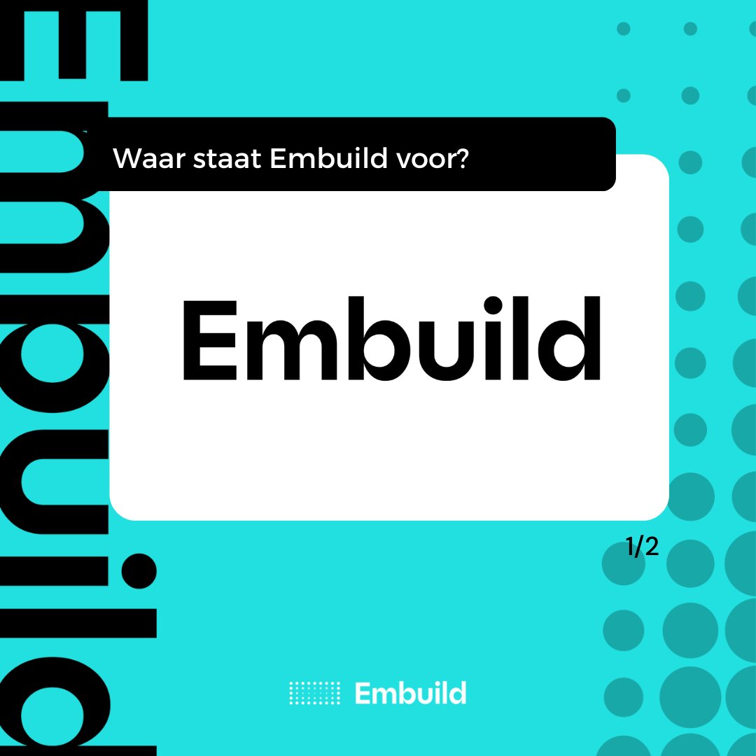 embuildnl's tweet photo. #Embuild | Zo komen we tot een hedendaagsere naam dan Confederatie Bouw, een naam die al meegaat vanaf ons ontstaan in 1946. #progresstogether https://t.co/uKTKq2qCsP