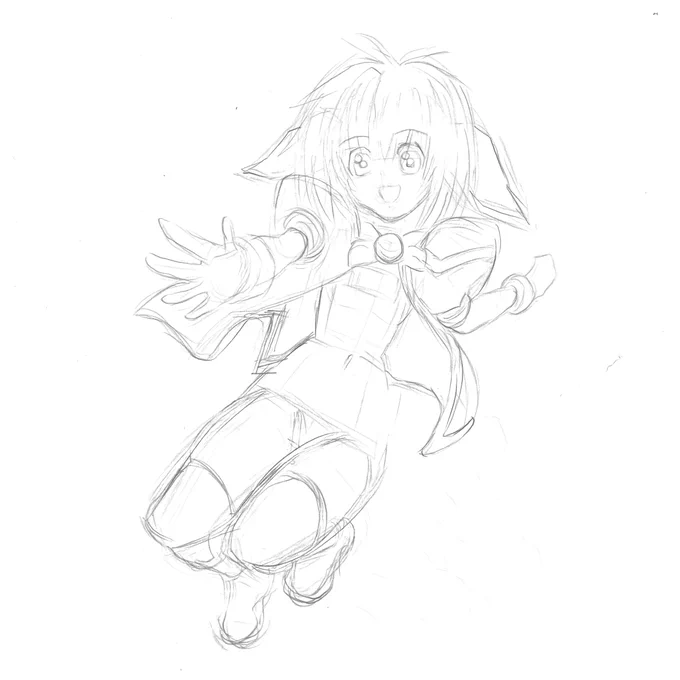 ギャラクシーエンジェルよりミントさん描いてみましたノーマッドが大好きでした面白かったです#ギャラクシーエンジェル#ミント 