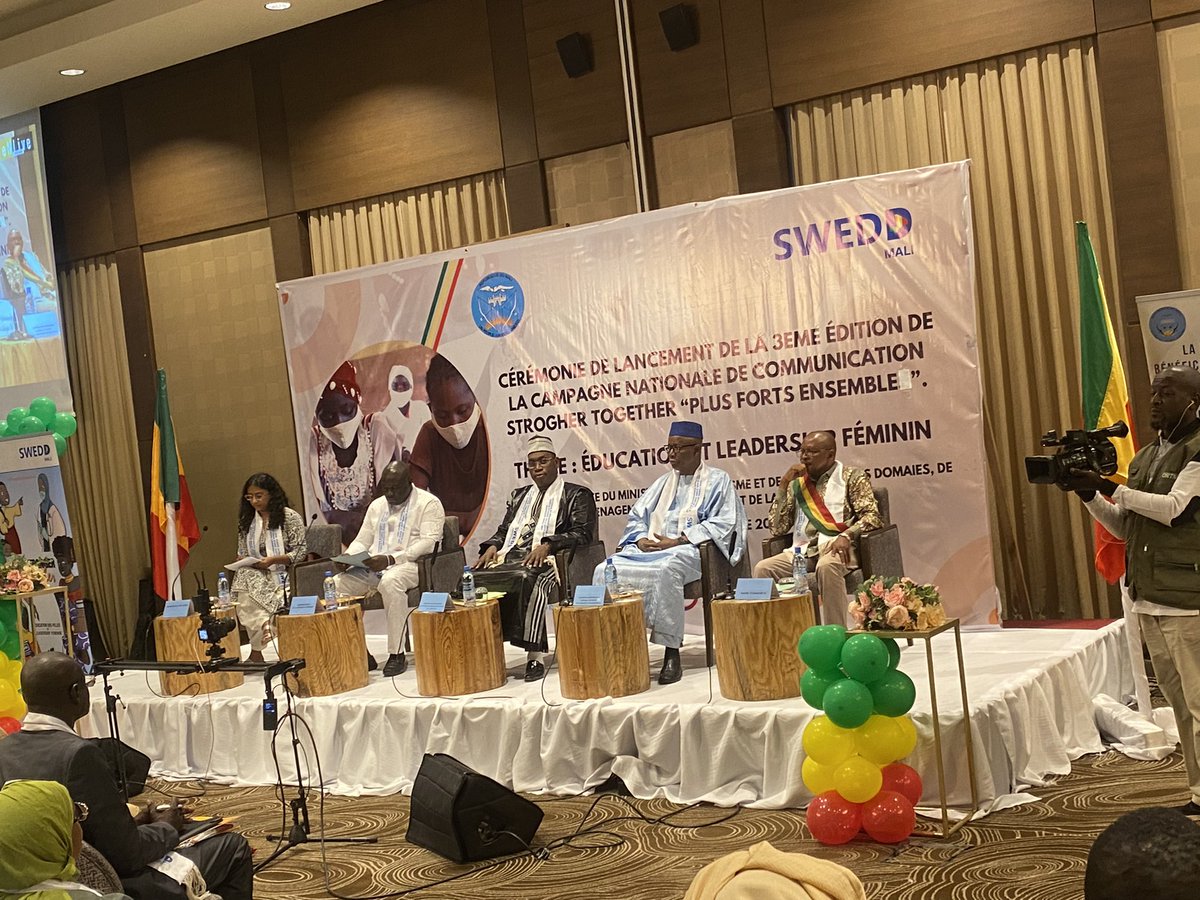 _BeldexCoin's tweet photo. Cérémonie de lancement de la troisième édition de la campagne Stronger Together du projet @MaliSwedd.
#Stronger_Together
#Stronger_Together22
#SWEDD_MALI 
#SCOFI
#leardship
#WomenEmpowerment https://t.co/3UyjIciHAk