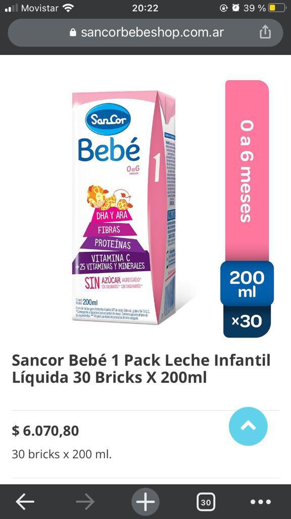 sabriwagner's tweet photo. @SanCorOK como puede ser q no se consiga #sancorbebe1 en los supermercados y que uds la vendan en su web más cara que en el súper? https://t.co/F9edeER20E