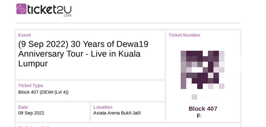 oureki's tweet photo. wts #Dewa19inKL #Dewa19 block 407 9/9 jumaat https://t.co/g6LK48EYM3