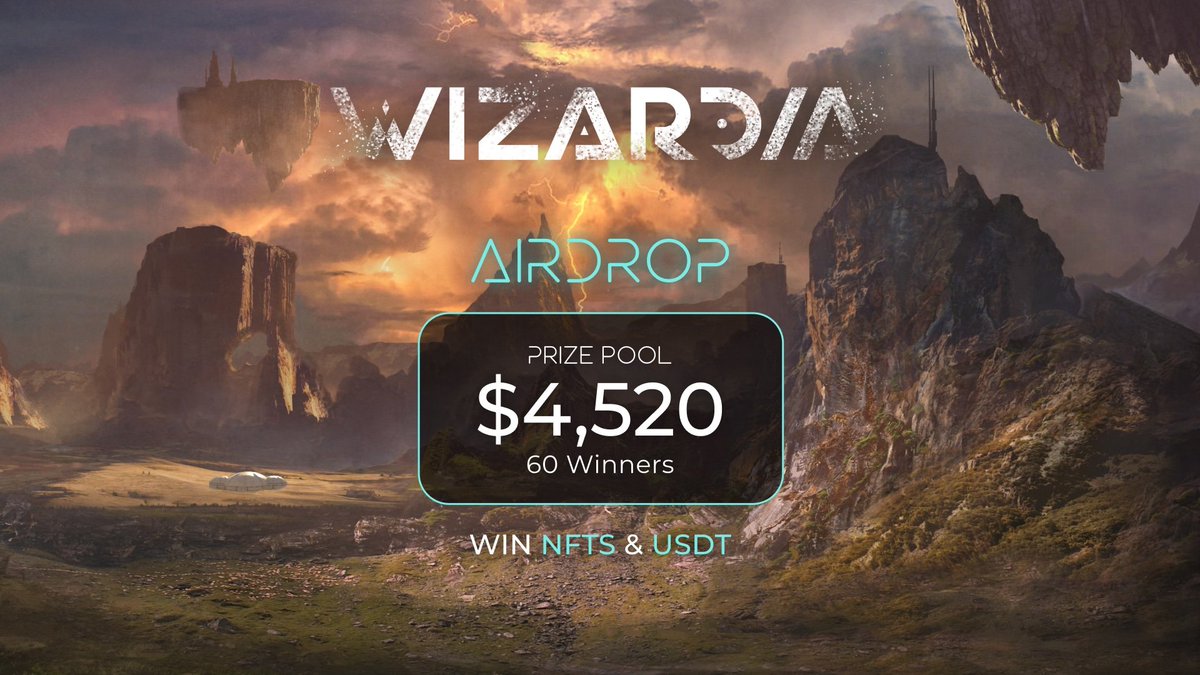 CoinEmre5's tweet photo. Wizard Topluluk Airdrop 👇

65 X $50
75 X $25
15 X $255 DEĞERİNDE NFT
3 X  $931  Wizard NFT

https://t.co/7Ys1odZHnQ

Önceki Wizardia Airdrop Sonucu👇

https://t.co/SuVhcDLuPt

#Airdrop #Airdrops  #Giveaway #meta #Metaverse #NFTGiveaway #NFTs #NFT #Whitelist #Gleam #Wizardia https://t.co/2lxEVq9wLl