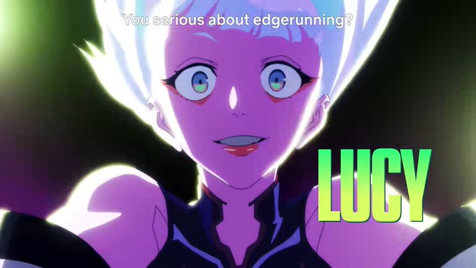 1 pic. Looking at #Edgerunners Lucy and thinking about my old as sin Shadowrun character Enzyme 👀 https://t
