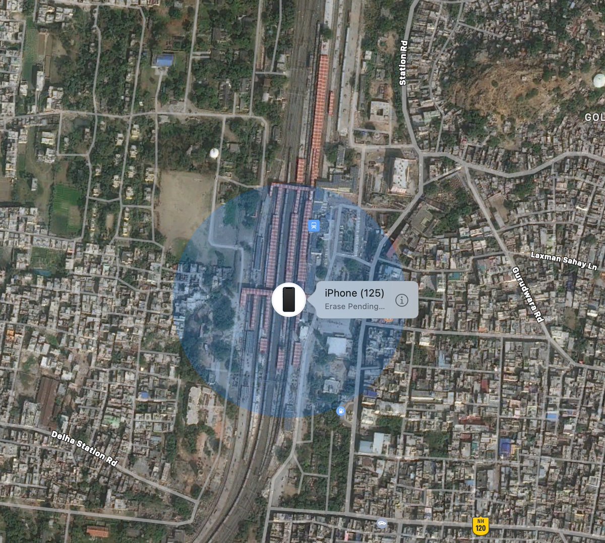 mishrabiotech's tweet photo. @GM_ECRly @DrmDnr @drmdhnecr @drmmgs @spjdivn
 @drmsee1, @RailwaySeva  my iPhone was stolen from 12801 on Sept 4, current location in the tracker showing, Gaya Jn, middle overbridge, PF#2. @GRPS, Gaya please recover it. iPhone 12, mini, blue color, US version unlocked. https://t.co/LpR6ijHDhT