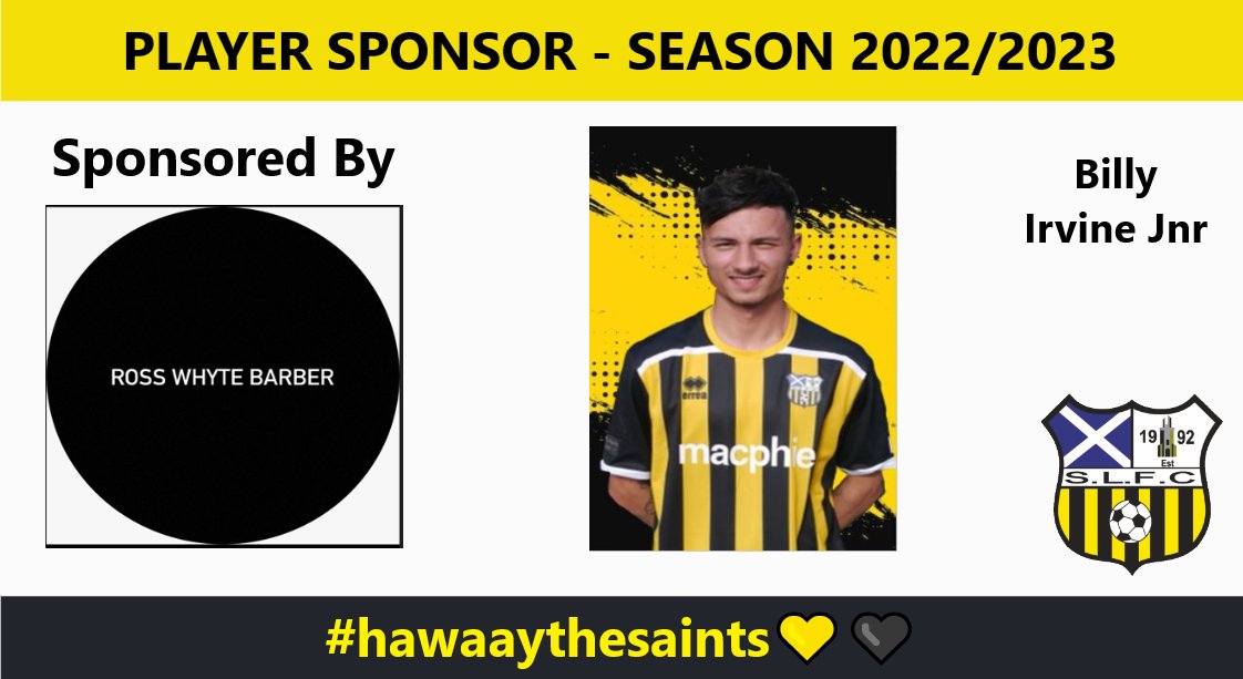 🟡⚫️St Laurence FC 4-0 <a href="/TolboothFC/">TolboothFC</a> ⚫️🔴

Saturday's game brought another three points...

Matchball Sponsor: 
<a href="/DesignCng/">CNG Design</a>

⚽️ Lawro, <a href="/JoshPaton5/">Josh Paton</a>, <a href="/EwanSlesser/">Ewan slesser</a>, <a href="/craiggarrow/">Craig Garrow</a>  
🅰️ <a href="/BillyIrvineJr/">Billy Irvine Jr ️</a>, <a href="/craiggarrow/">Craig Garrow</a> and <a href="/EwanSlesser/">Ewan slesser</a> 

MOTM: 
<a href="/BillyIrvineJr/">Billy Irvine Jr ️</a> 

#hawaaythesaints 💛🖤