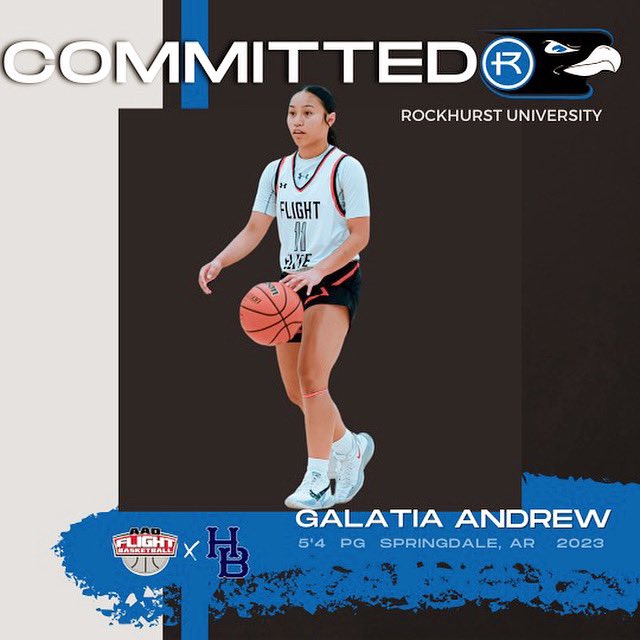 excited to announce that i have verbally committed to play basketball and further my education at rockhurst university !! huge thank you to god, all my coaches, teammates and my family for all the support to get me to where i am. GO HAWKS !@RockhurstWBB <a href="/HarBerWBB/">Har-Ber Lady Wildcats Basketball</a> <a href="/FlightAAOGBB/">AAO Flight Girls Basketball</a>