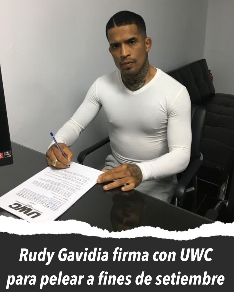MMA_Fusion's tweet photo. 🚨¡#AHORA! | El campeón interino de peso pluma del Fusion Fighting Championship, Rudy Gavidia, firma con la promotora mexicana 🇲🇽 UWC para tener su próxima pelea este 30 de setiembre en #UWC38. https://t.co/0MIJmw3lZC
