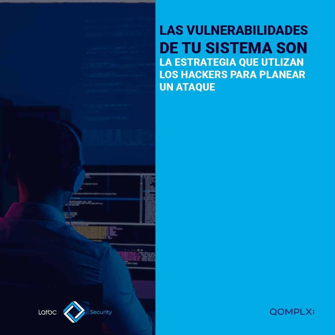 Latbc's tweet photo. A través de la herramienta #qcyber de #latbcsecurity + #qomplx puedes visualizar las brechas que ponen en riesgo tu seguridad y eliminarlas antes de que puedan obtener acceso a ellas.
#Latbc #Qomplx #latbcsecurity #enrichdata https://t.co/0hfizEOAcj