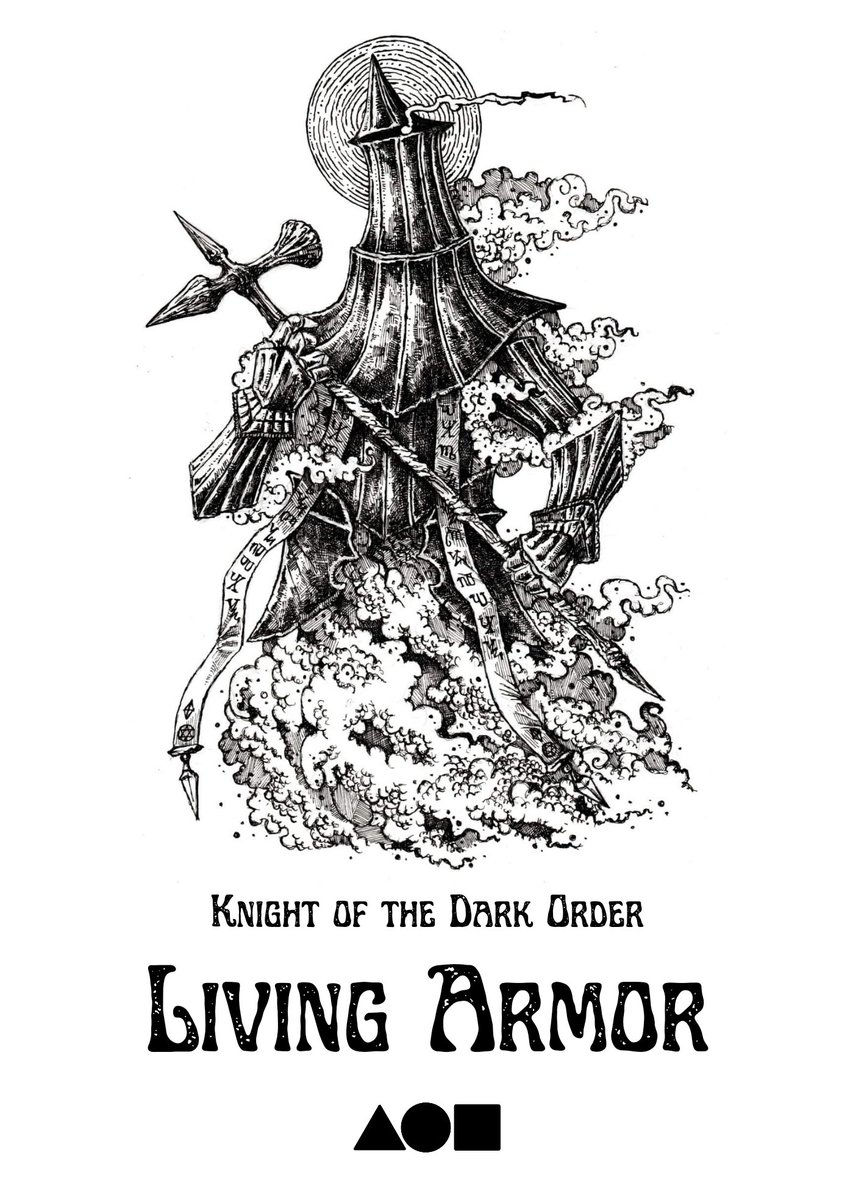 New drop alert!! <a href="/foundation/">Foundation 🌐</a> 🔥
Meet the ironclad "Living Armor" 🛡️
Emotionless golem that smash everything it consider enemy, nightmare for those who encounter it.

Drop soon, stay tuned 👀
"Knight of the Dark Order" collection ⚔️😈
#FoundationNFT #nftart