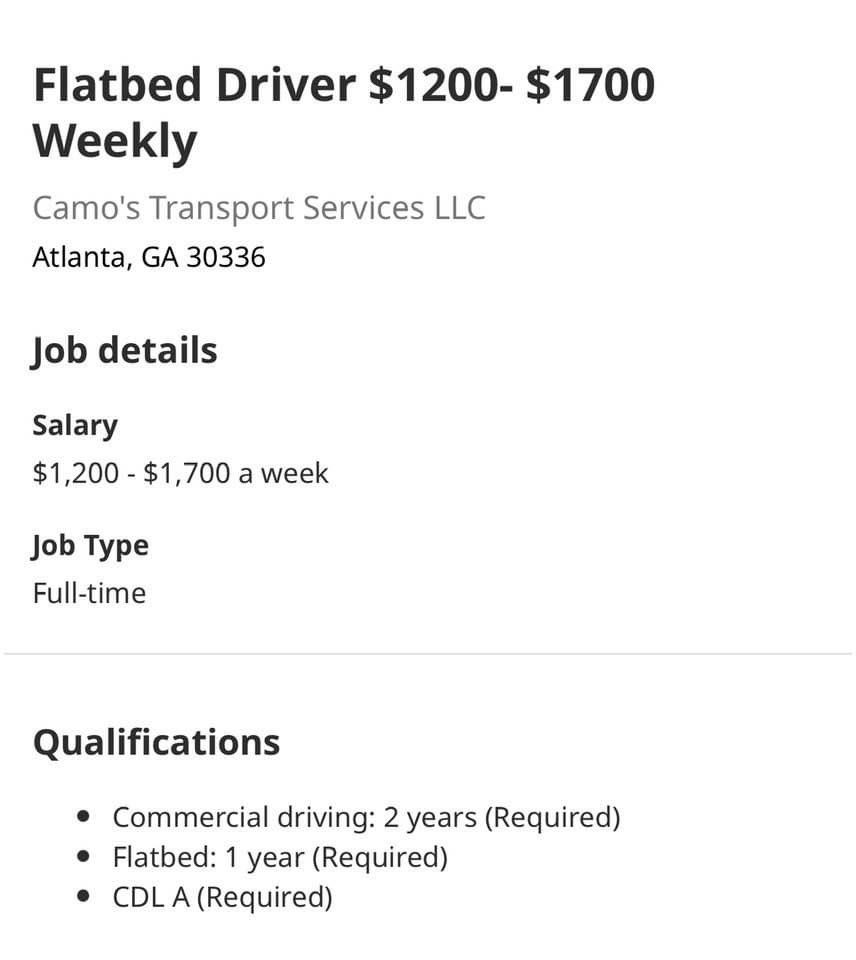 BanyBoy38's tweet photo. #NowHiringDrivers #CdlDrivers #Cdl #ClassA #TruckDriver #Drivers #CdlclassADrivers #Flatbedtrucks #flatbeddrivers #logistics #trucking #freight #money #hiring #Atlanta https://t.co/wPIW5QF05D