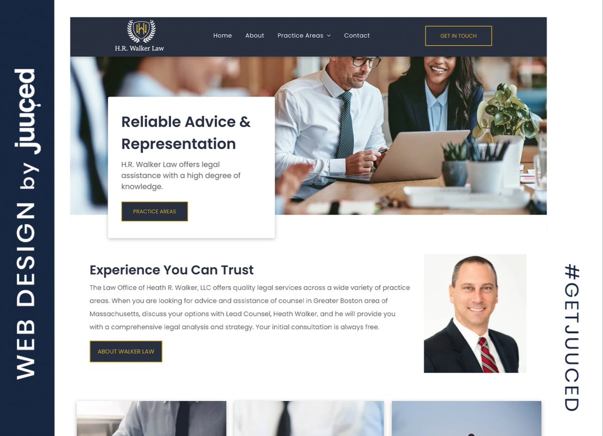 JuucedMarketing's tweet photo. Be sure to check out @JuucedMarketing 's new website design for Walker Law, one of our new attorney clients!

Connect with us!
https://t.co/KdfpMy8H1x

#juuced #getjuuced #websitehighlight #websitedesign https://t.co/9nd5VGjdZS