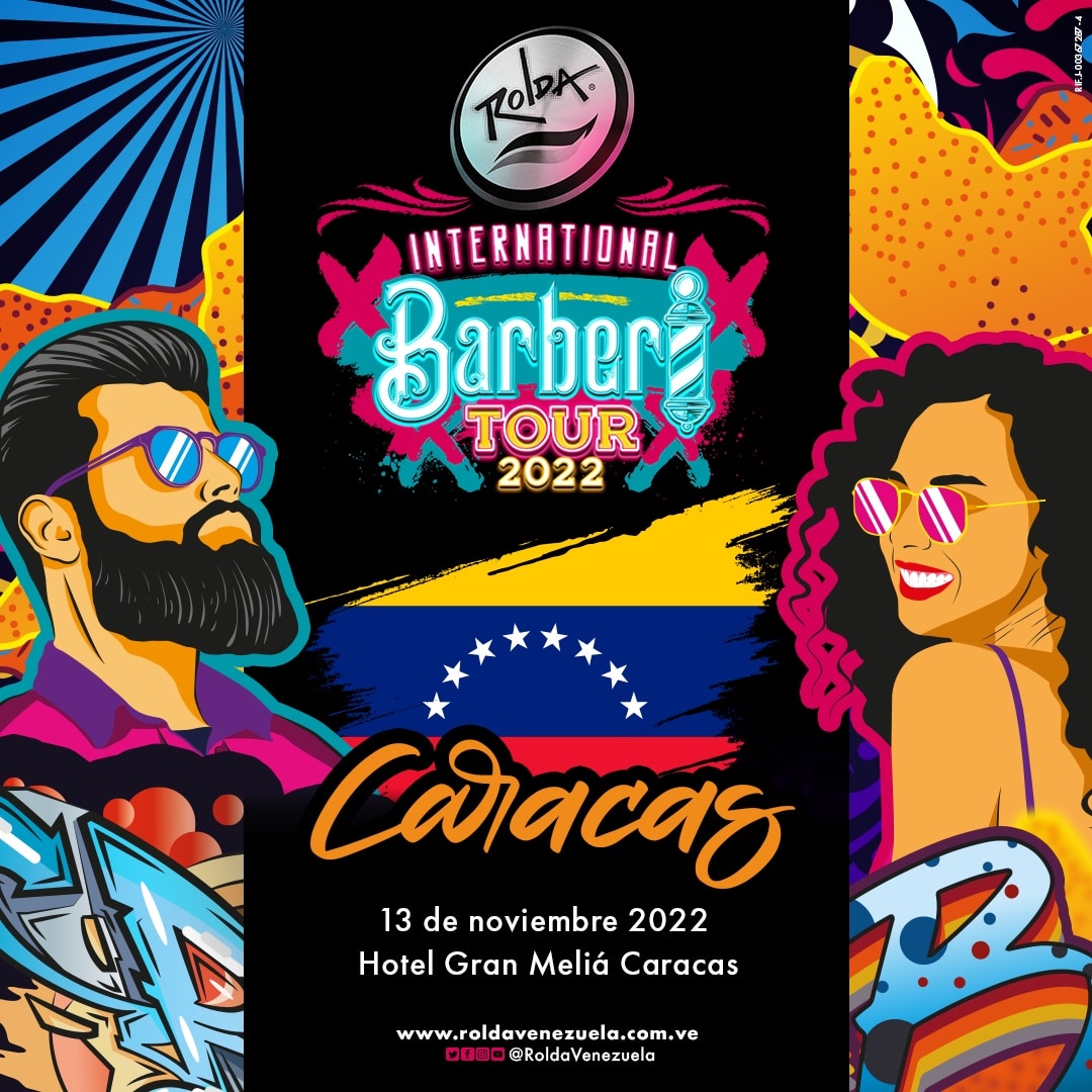 RoldaVenezuela's tweet photo. ¡Nos vemos en Caracas! 🇻🇪

Este 1️⃣3️⃣ de noviembre te esperamos en el Hotel Gran Meliá Caracas 💈🇻🇪

Adquiere tus entradas en https://t.co/yAd9bnXfqc 🧔🏻😎

#Rolda #BarberTourVenezuela https://t.co/67KUY808FK