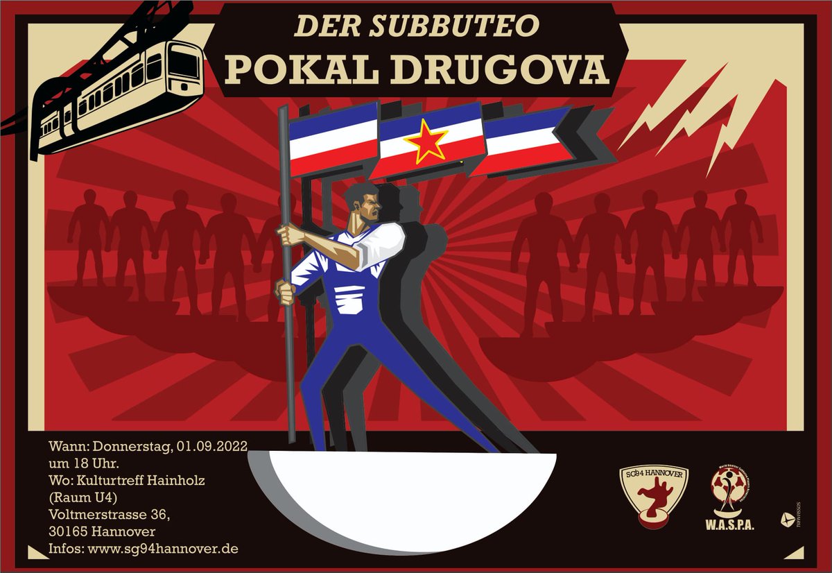 Sg94H's tweet photo. Neue Saison, Neue Turniere

Donnerstag luden wir zum Pokal Drugova ("Pokal der Freundschaft") zu Ehren der Subbuteo-Spieler mit yugoslawischem Hintergrund ein.

Die 2 Finalisten Fred und Edin begaben sich dann Samstag in die Niederlande um am "Top of Holland" teilzunehmen. https://t.co/mWnVLq3GZU