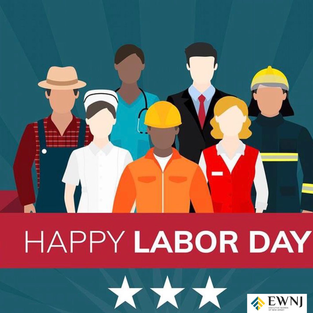 ExecWomenNJ's tweet photo. Today we celebrate the contributions of our working nation and the resilience of American workers. From all of us at Executive Women of New Jersey, we wish you a Happy Labor Day!
#laborday #labordayweekend #ewnj https://t.co/Ms43Q6SkzB