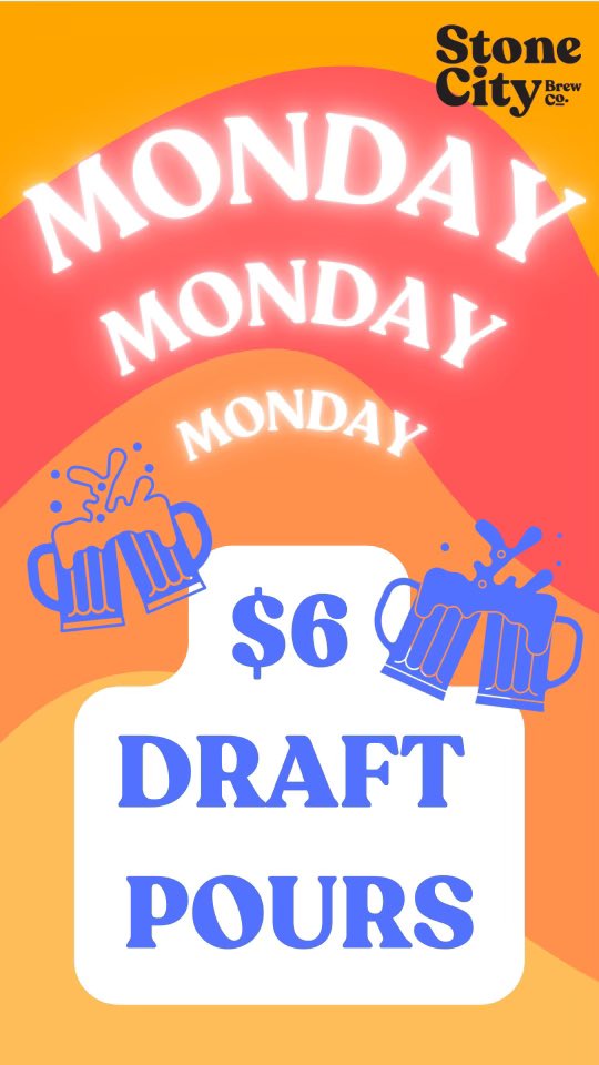 Open today at one for Labour Day with draft specials.