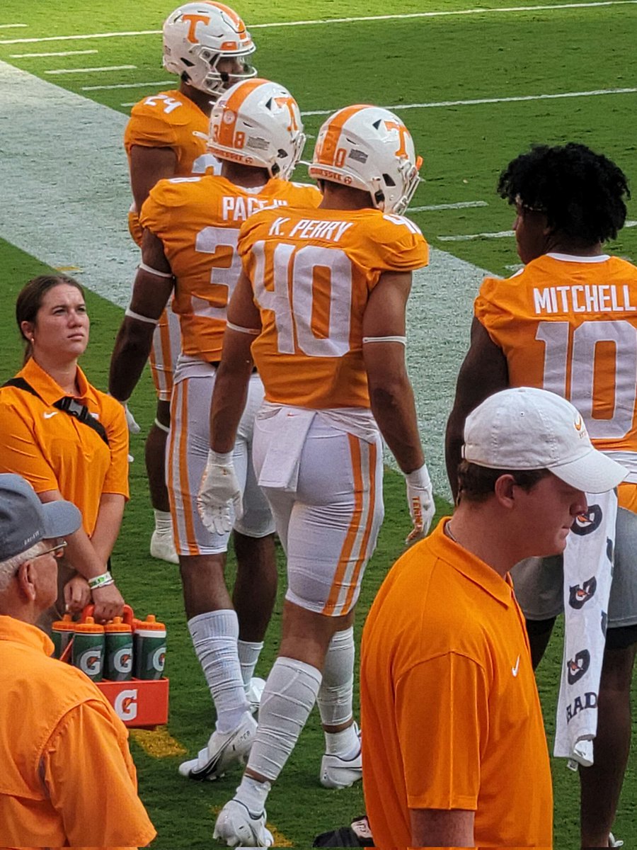 coachlabreece's tweet photo. So proud to see my son in his first College football game! Continue being Humble,  Working Hard and put GOD first in all things! The Sky is the limit!@kalib_perry We Love You Son! https://t.co/xEKfL37uW4