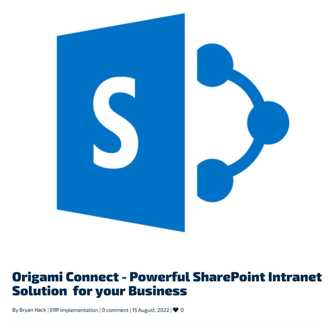 GroupBhc's tweet image. Are you looking for a powerful SharePoint Intranet solution for your business? If so, check out our blog on Origami Connect from one of our trusted strategic partners!

thebhconsultinggroup.com/origami-connec…

#sharepoint #intranet #intranetsolution #consulting #advisory #trustedadvisor